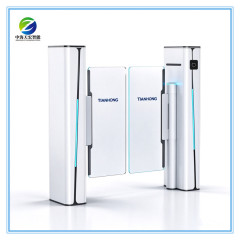 Premium Glass Swing Barrier Gate with RFID Reader | Stylish Office Entrance Turnstile Supplier,http://www.china-tianhong.com,Premium Glass Swing Barrier Gate with RFID Reader | Stylish Office Entrance Turnstile Supplier