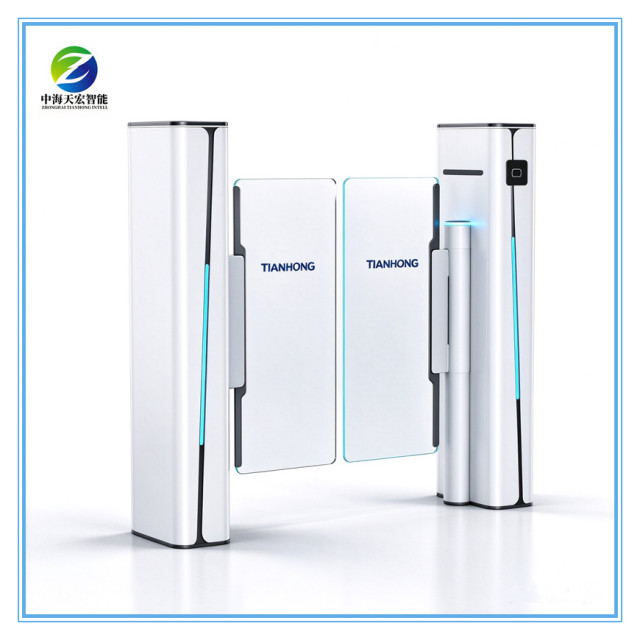 Premium Glass Swing Barrier Gate with RFID Reader | Stylish Office Entrance Turnstile Supplier,http://www.china-tianhong.com,Premium Glass Swing Barrier Gate with RFID Reader | Stylish Office Entrance Turnstile Supplier