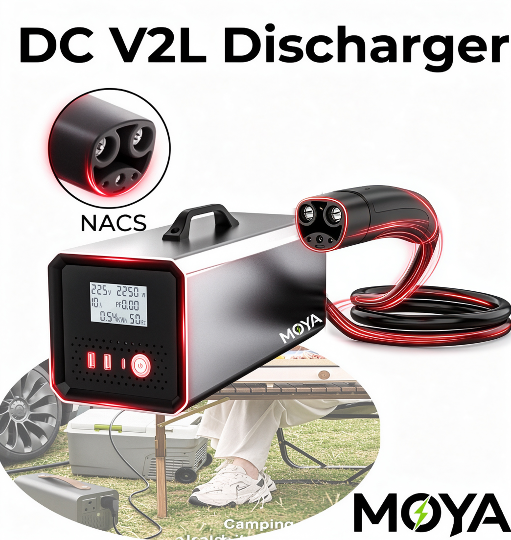 TESAL NACS V2L EV Discharge Device, No Factory V2L Required, EV Mobile Power Station