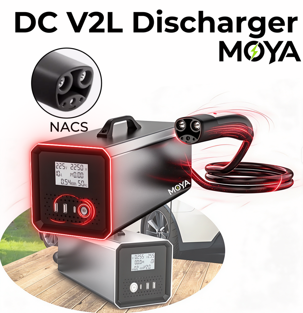 TESAL NACS V2L EV Discharge Device, No Factory V2L Required, EV Mobile Power Station
