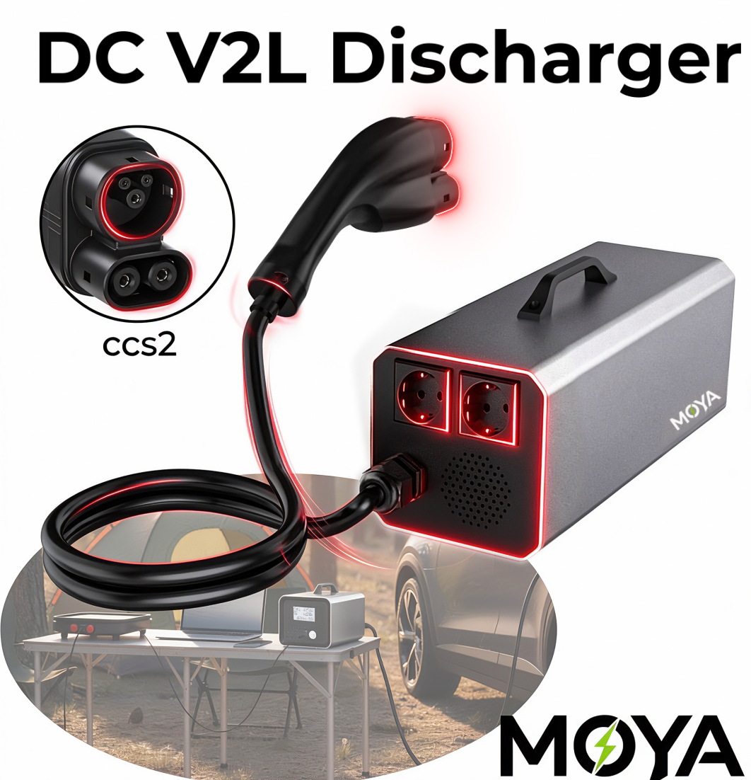 CCS2 V2L EV Discharge Device, No Factory V2L Required, EV Mobile Power Station