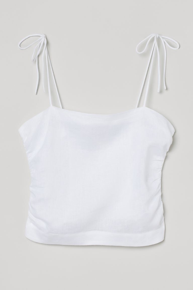 Draped strappy top