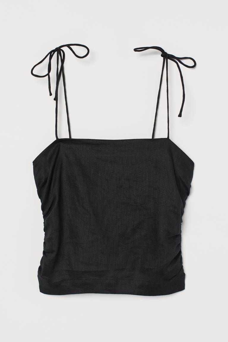 Draped strappy top
