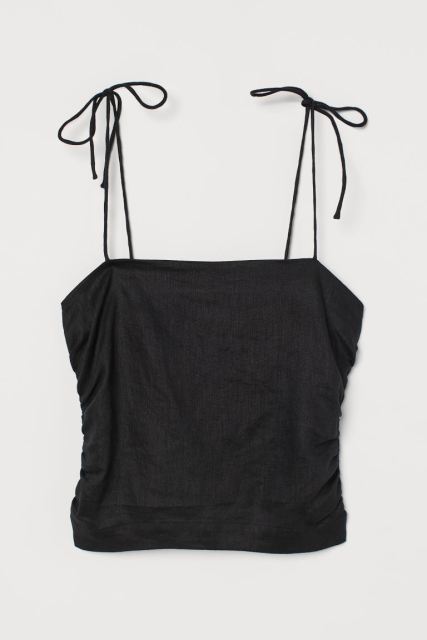 Draped strappy top