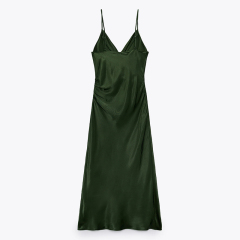 Draped camisole dress