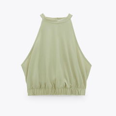 Flowing joggers & flowing halter top