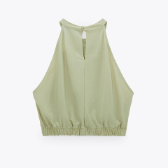 Flowing joggers & flowing halter top