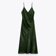 Draped camisole dress