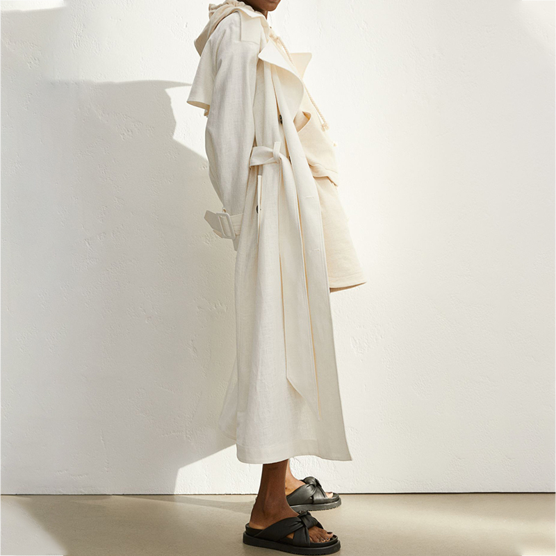 Oversized trench coat