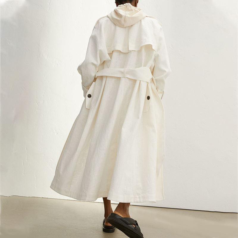 Oversized trench coat