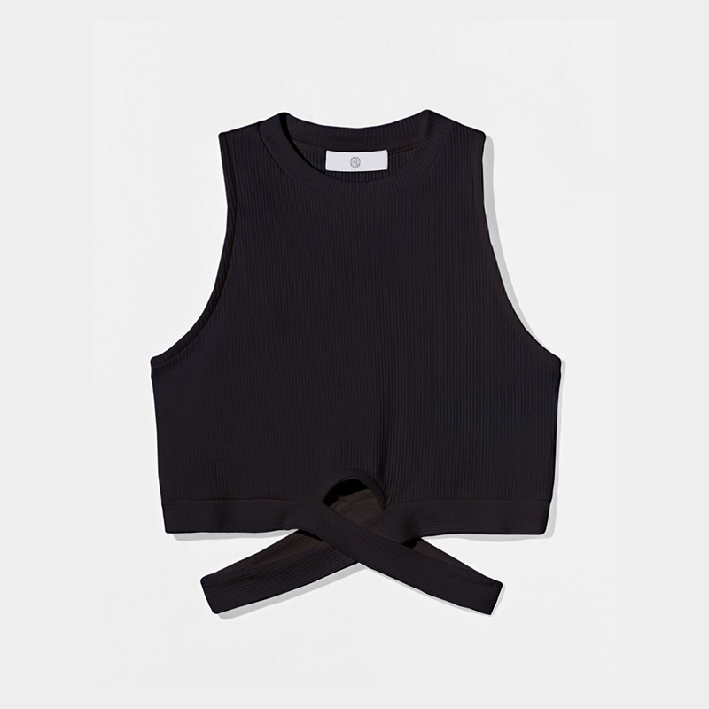 Cutout ribbed top