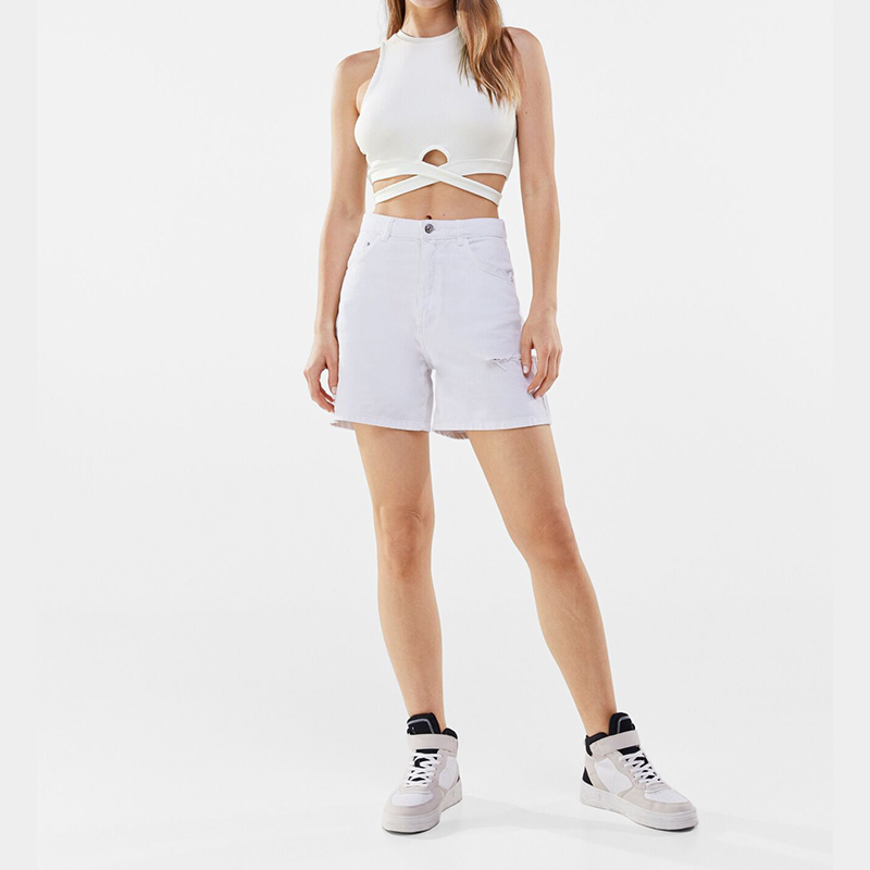Cutout ribbed top
