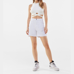 Cutout ribbed top