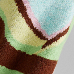 Landscape print sweater