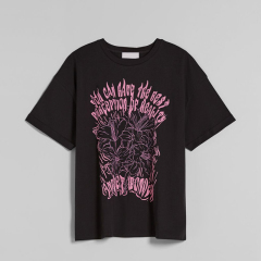 Printed short-sleeved T-shirt