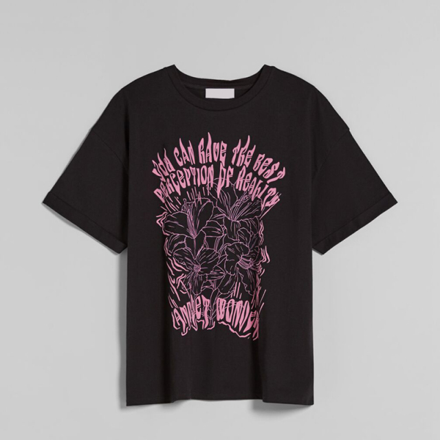 Printed short-sleeved T-shirt