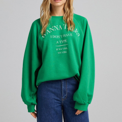 Oversized printed sweatshirt