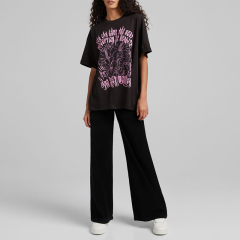 Printed short-sleeved T-shirt
