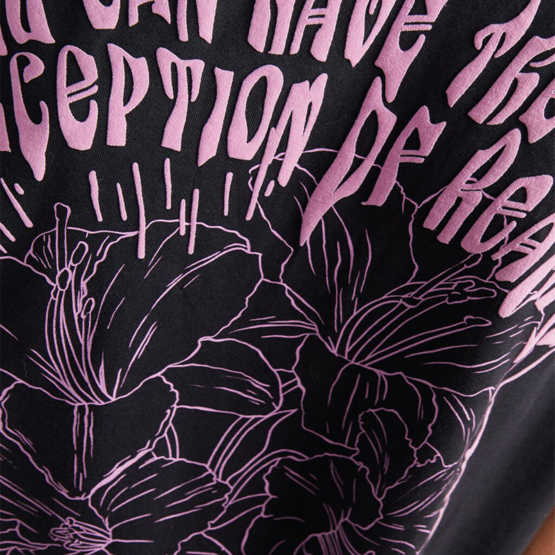 Printed short-sleeved T-shirt