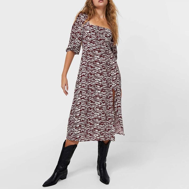 Halter midi dress