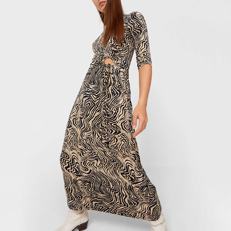 Hollow long dress