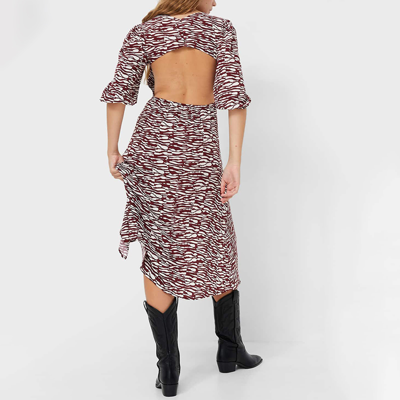 Halter midi dress