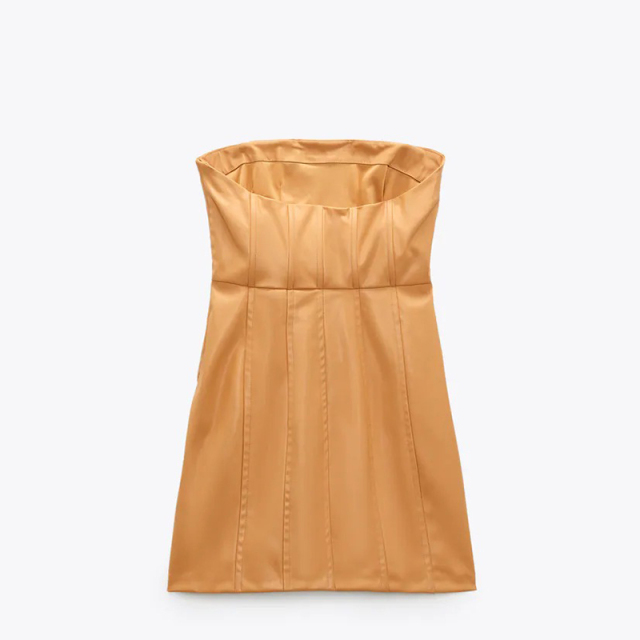 Faux leather dress