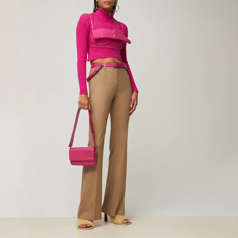 Stretch wool pants