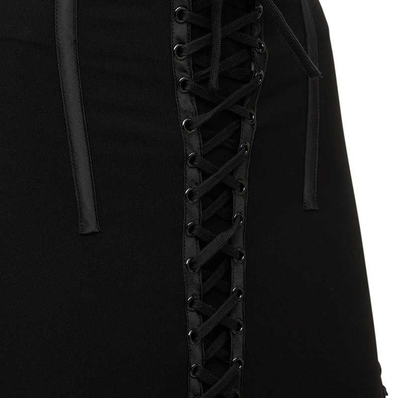 Lace-up pants