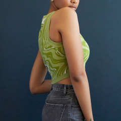 High Neck Sweater Tank Top