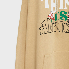 Oversized hooded sweatshirt