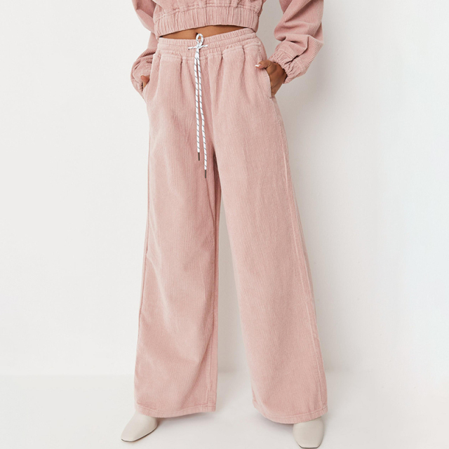 Blush wide leg jeans