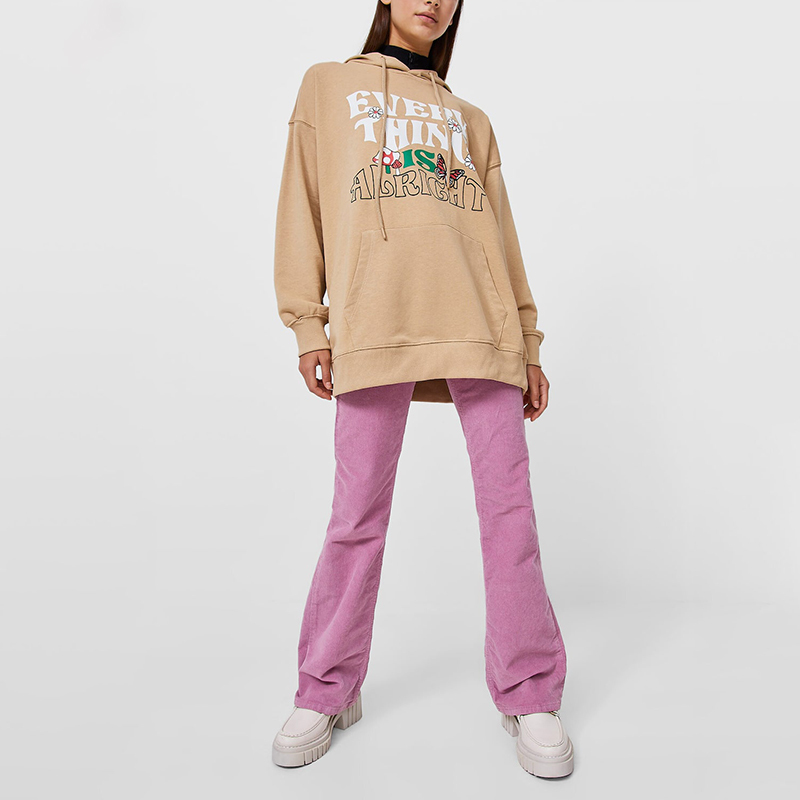 Oversized hooded sweatshirt