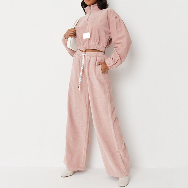 Blush wide leg jeans