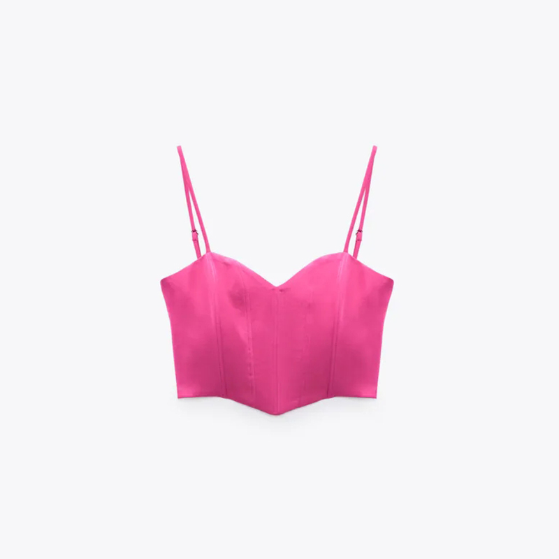 Corset style short top