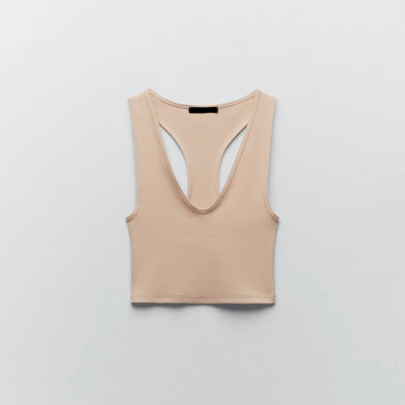 Ribbed crop top