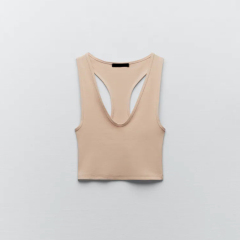 Ribbed crop top