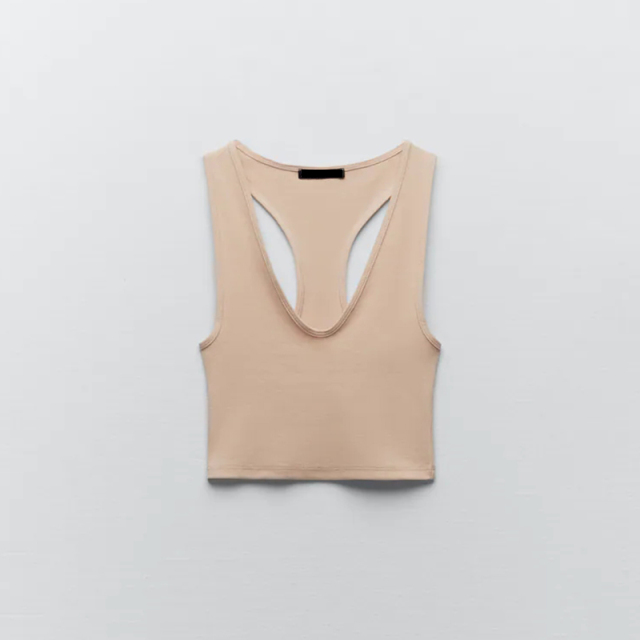 Ribbed crop top