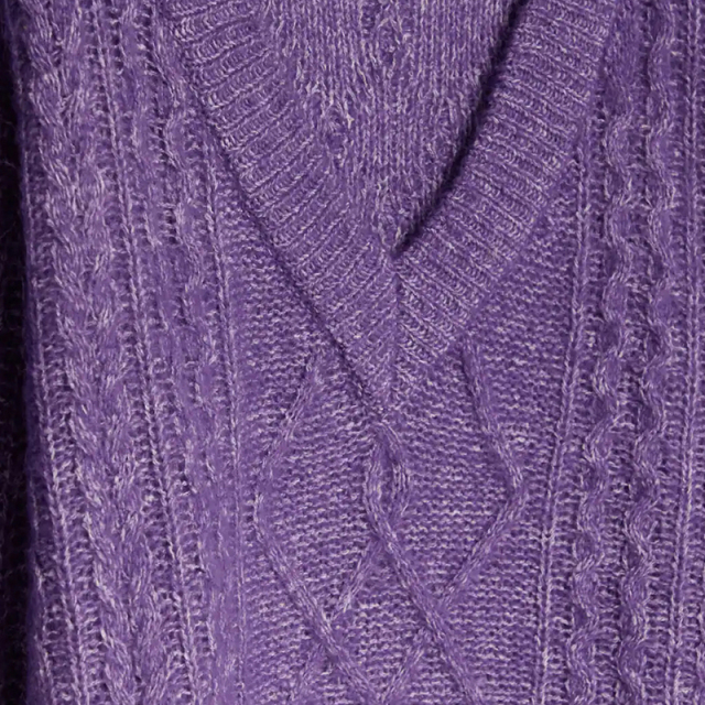 Cable knit sweater