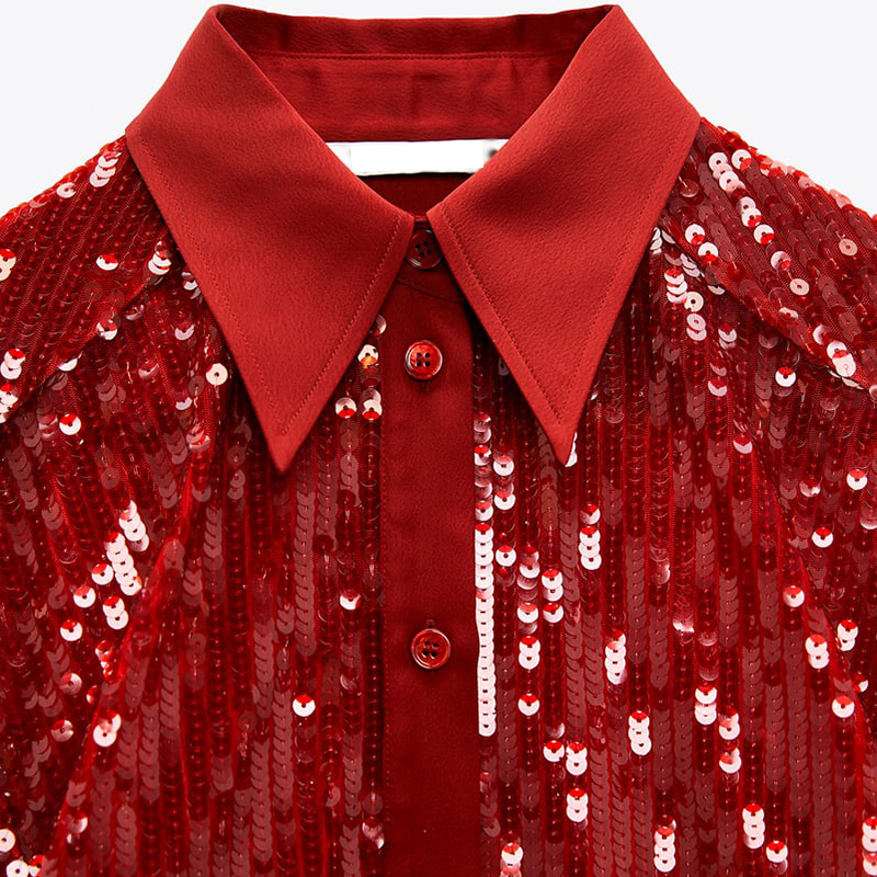 Sequined shirt