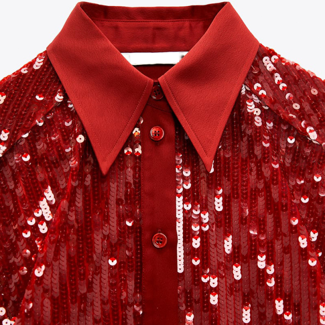 Sequined shirt