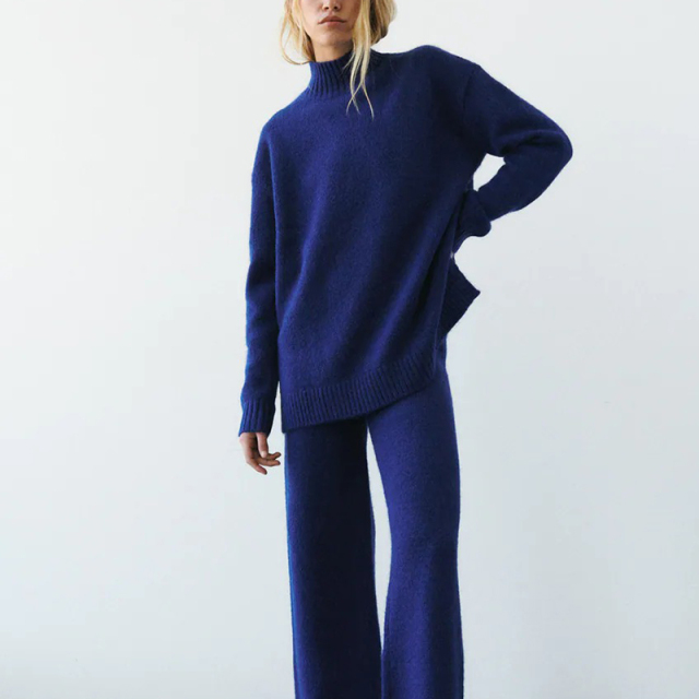 Loose knit sweater