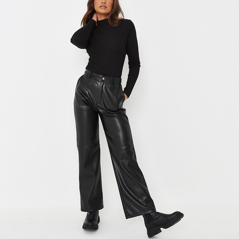 Long sleeve high neck basic top
