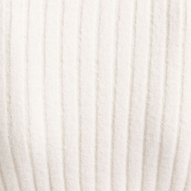 Zip-neck hollow knit sweater
