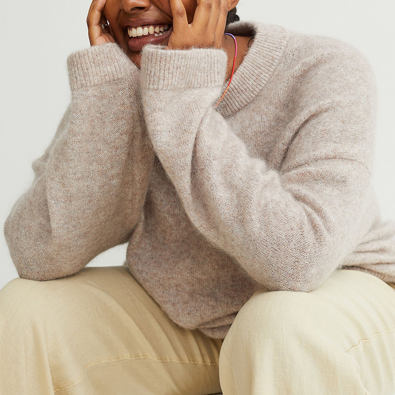 Blended pullover