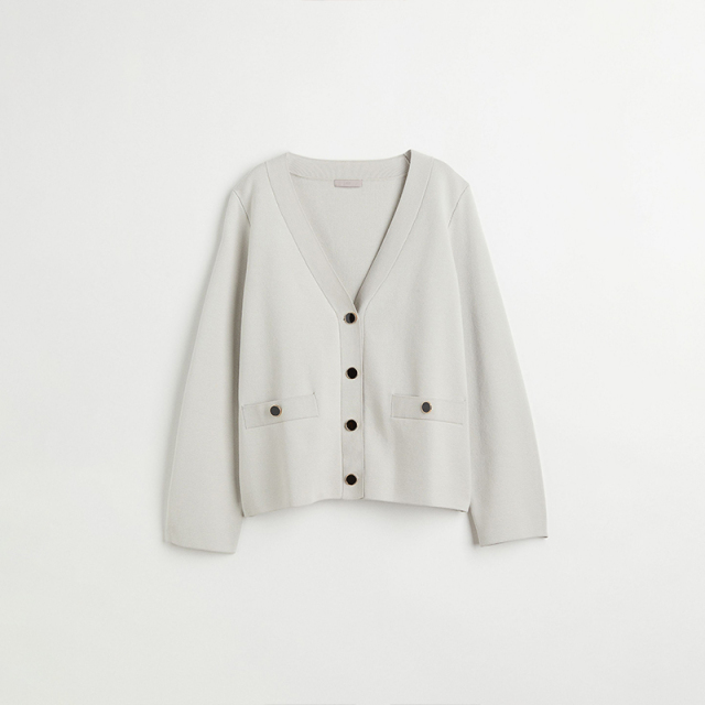 Square cardigan