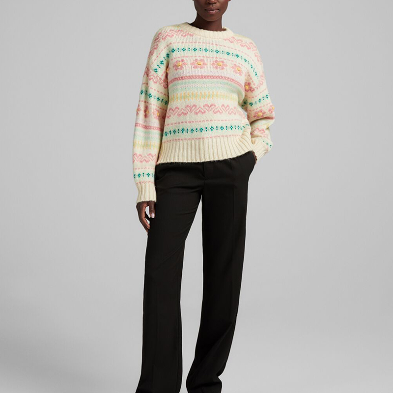Jacquard sweater