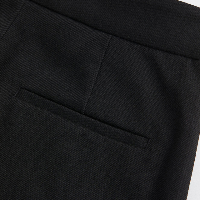 Folded trousers