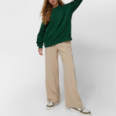 Oversized sweatshirt with embroidery