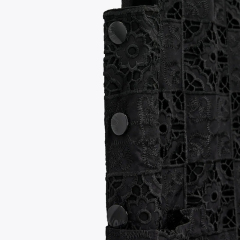 JUMPSUIT WITH CUTWORK EMBROIDERY